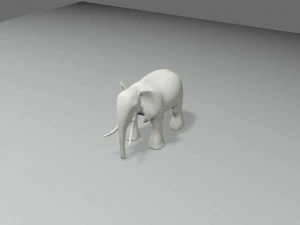 大象 3D 模型