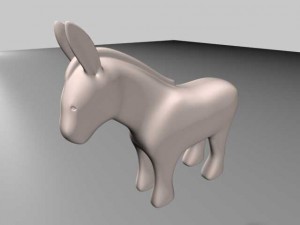 donkey 3D-Modell