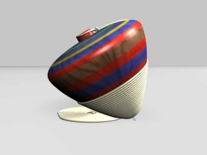 spinning 3D-Modell