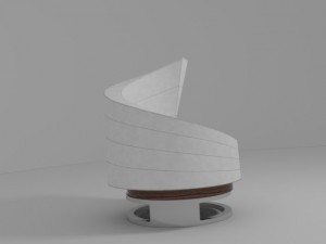 modern armchair 3D Модель