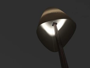 l&acirc;mpada moderna Modelo 3D