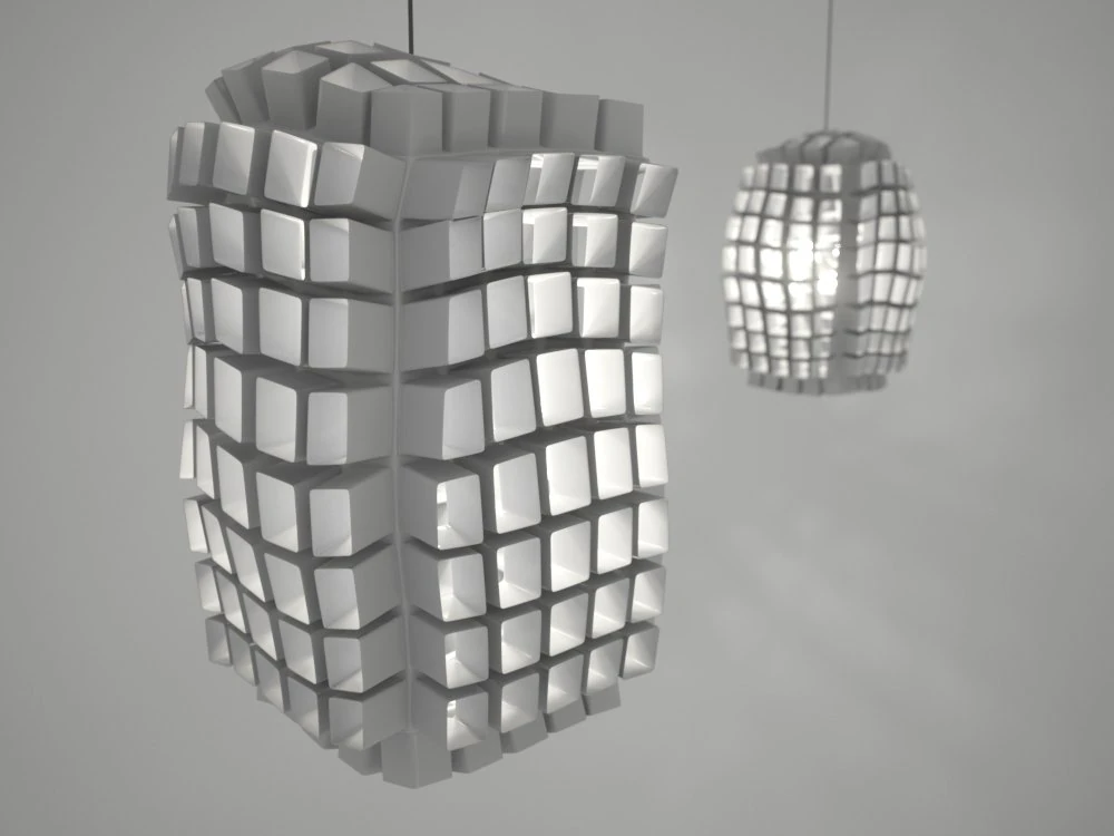 modern anemone lamp 3D Model .c4d .max .obj .3ds .fbx .stl .blend 