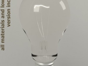 60w bulb 3D Model
