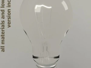 60w bulb 3D Model