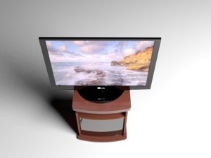 tv table  tv lg 3D Model