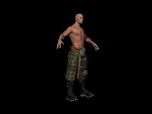 postapokalipsys man 3D Model
