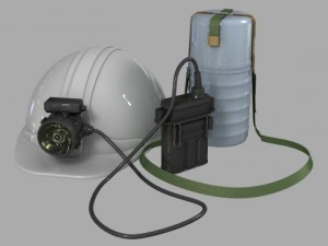 set of miner 3D Model