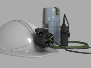 set of miner 3D Model