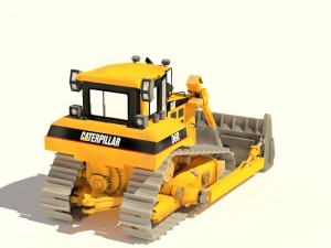 caterpillar d6r3 3D Модель