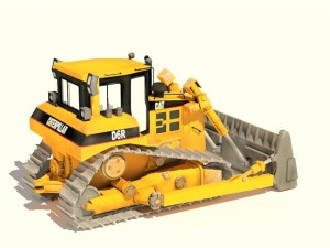 caterpillar d6r3 3D Модель