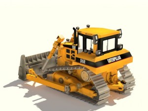 caterpillar d6r3 3D Модель