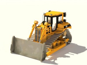 caterpillar d6r3 3D Модель