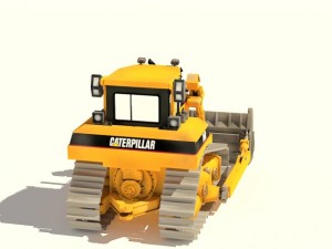 caterpillar d6r3 3D Модель