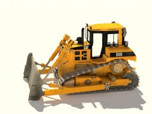 caterpillar d6r3 3D Модель