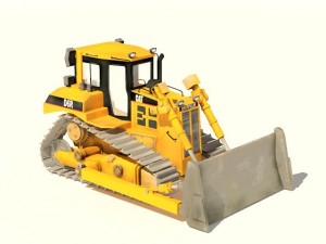 caterpillar d6r3 3D Модель