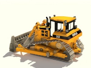 caterpillar d6r3 3D Модель
