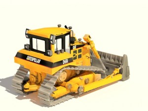 caterpillar d6r3 3D Модель