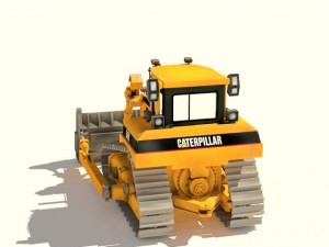 caterpillar d6r3 3D Модель