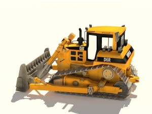 caterpillar d6r3 3D Модель