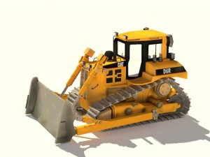 caterpillar d6r3 3D Модель