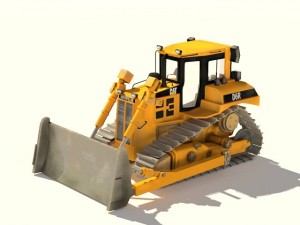 caterpillar d6r3 3D Модель