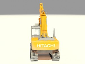 hitachi crawler excavators zx 350 3D 模型