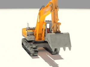 hitachi crawler excavators zx 350 3D 模型