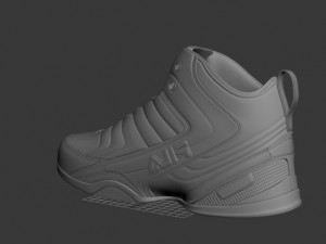 high poly fila men shoe 3D 模型