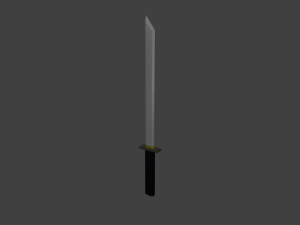 simple sword Model 3D