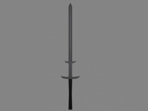 two handed great sword 3D Model
