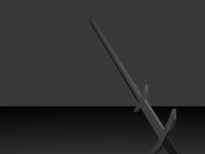 two handed great sword 3D Model