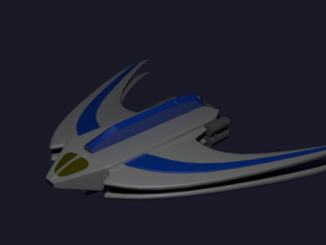 ship model pfa01 Model 3D