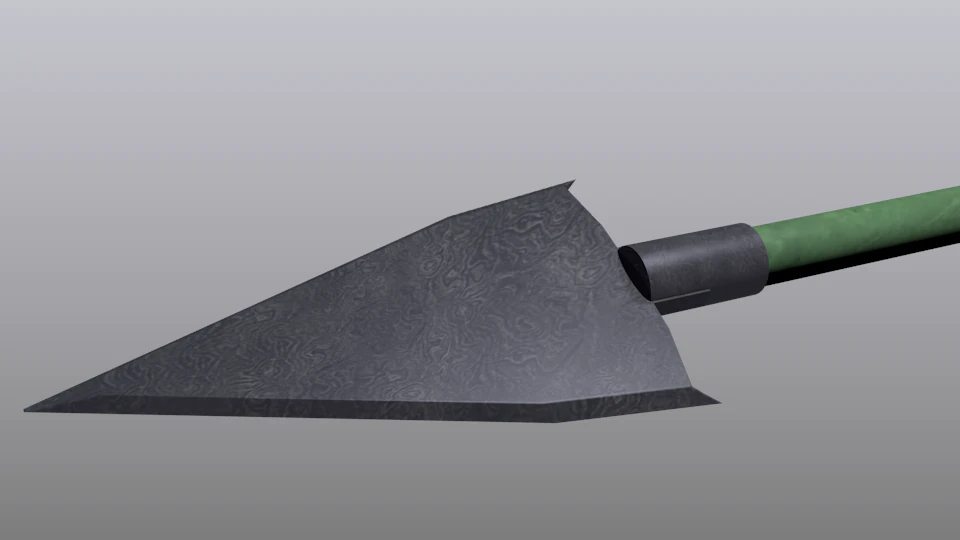 marble spear 3D Model .c4d .max .obj .3ds .fbx .stl .blend 