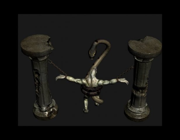creature 3D Model .c4d .max .obj .3ds .fbx .stl .blend 