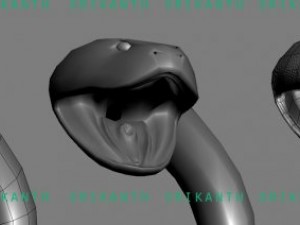 snake 3D 모델