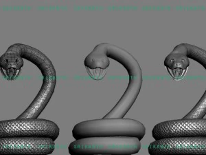 serpente Modello 3D