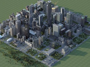 cityscape h 3D Model