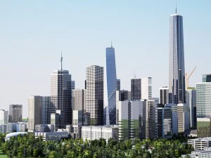 cityscape h 3D Model