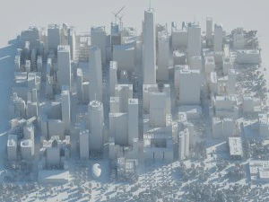 cityscape h 3D Model