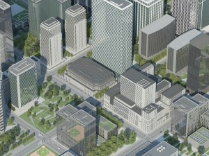 cityscape h Modello 3D