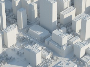 cityscape h Modello 3D
