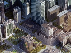 cityscape h Modello 3D