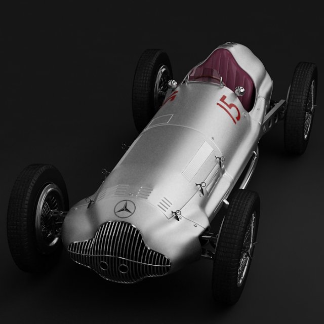 mercedesbenz w154 Model 3D .c4d .max .obj .3ds .fbx .stl .blend 