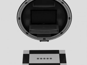 tv cabinet and table  set 3D Model
