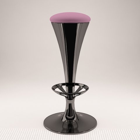 metal bar stool 3Dモデル .c4d .max .obj .3ds .fbx .stl .blend 