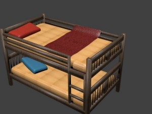 bed 3D Model