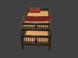bed 3D Model