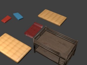 bed 3D Model