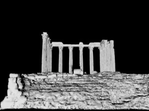 historic centre of vora 3D Model