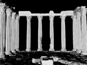 historic centre of vora 3D Model